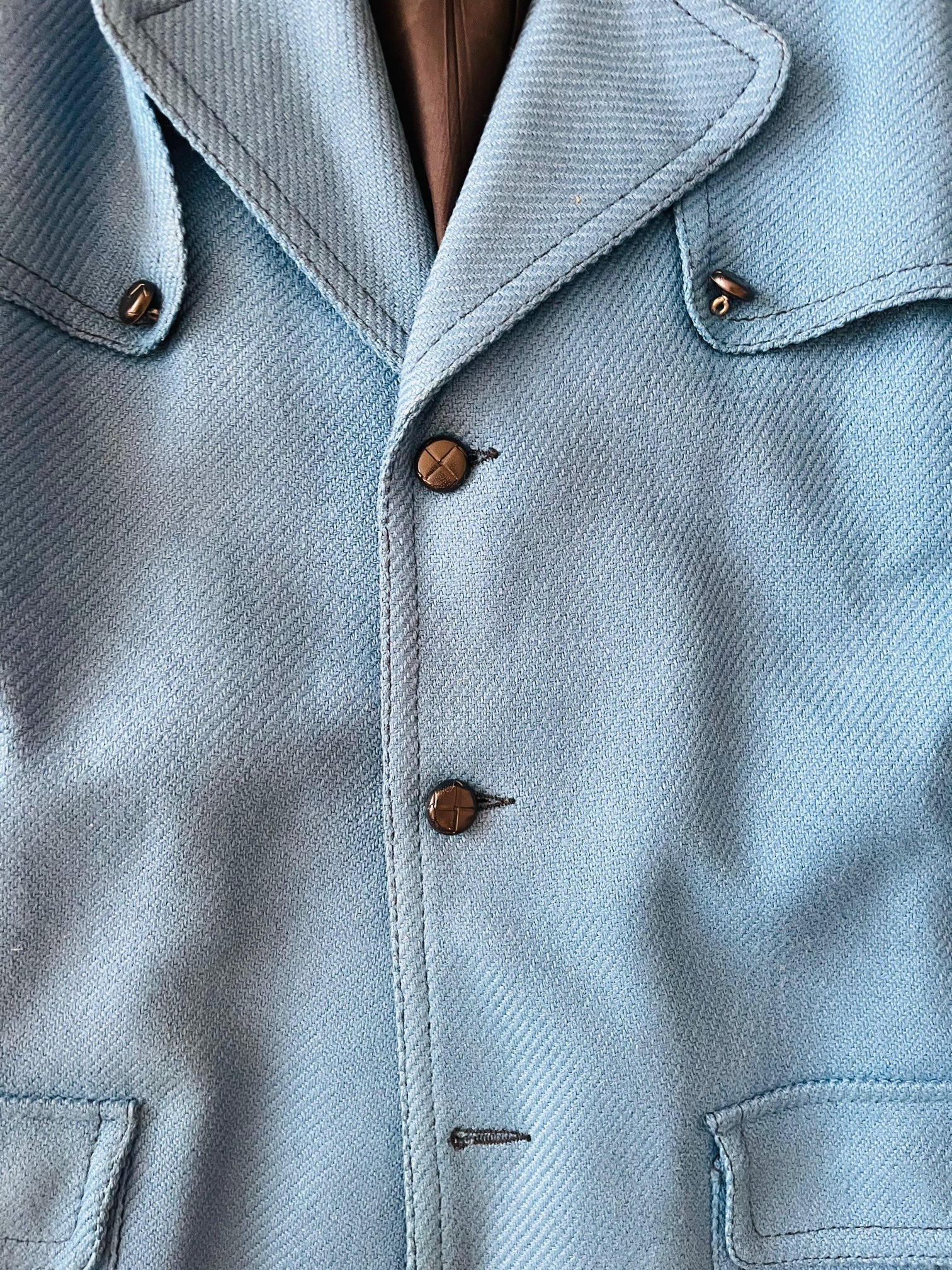 Vintage Brad Whitney Carmel by the Sea California Blue Jacket 
