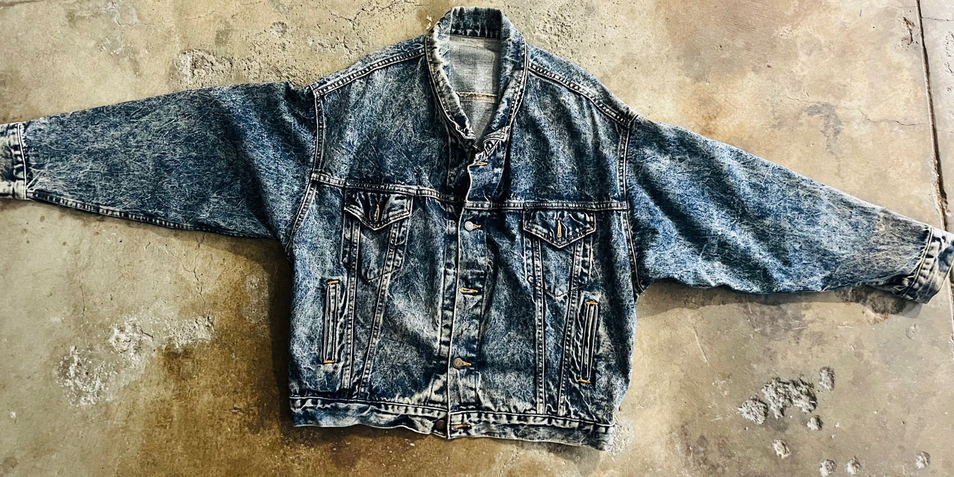 Levi acid wash hot sale denim jacket